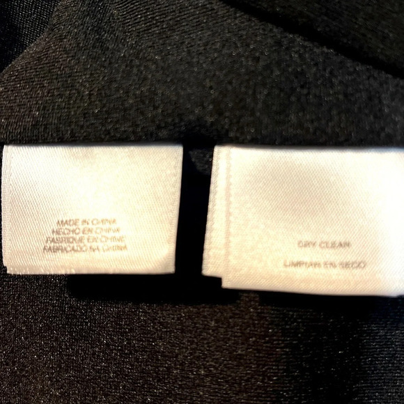 Anne Klein sleeveless graphic rouched blouse, zip back, size XL - Picture 4 of 8